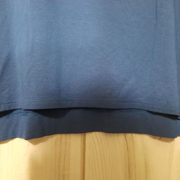 J.‎ Jill Women's Blue Rayon Blend Sleeveless Crew Neck Midi Blouse Size XS - Picture 4 of 7